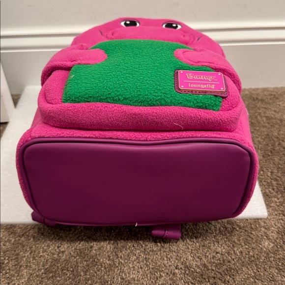 Loungefly Mattel Barney mini backpack NWT - Picture 5 of 6